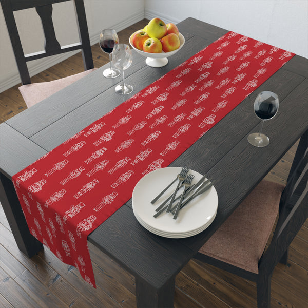 Coastal Nutcracker Table Runner - Red